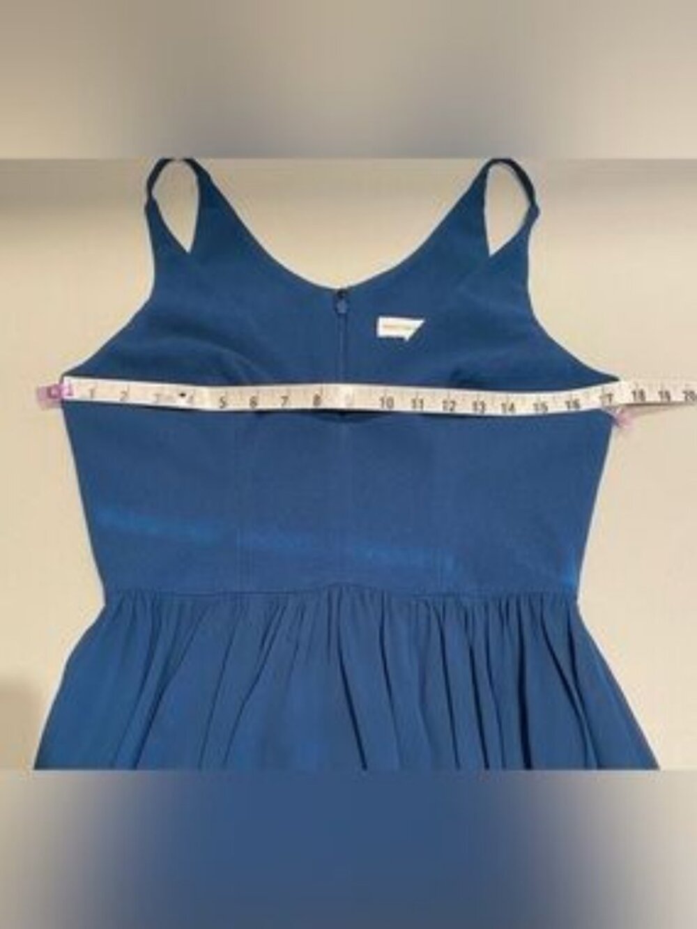 Dress the Population Alicia Fit & Flare Dress in Peacock Blue, size M - Picture 12 of 12